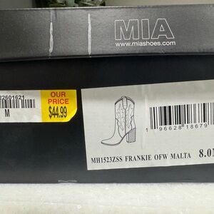 MIA White Cowboy Boots